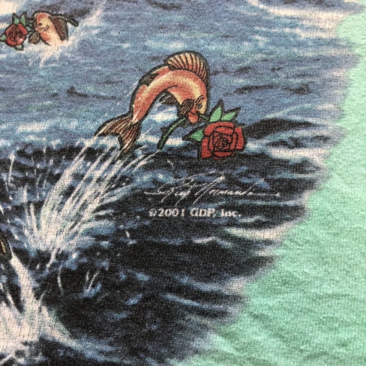 Grateful Dead Vintage 2001 Grateful Dead Ship of Fools Tie Dye Tee Size US M / EU 48-50 / 2 - 6 Thumbnail