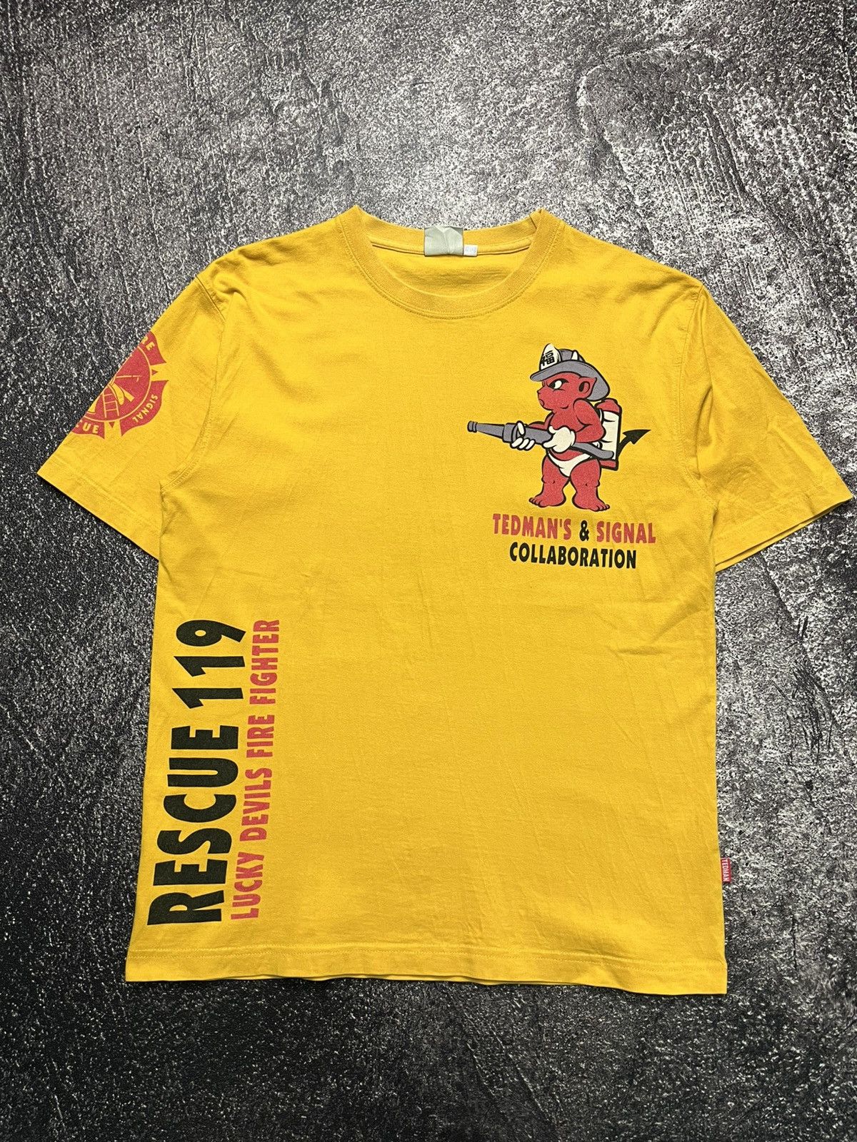 Tedman Tedman’S & Signal Devil Yellow T-Shirts Size US M / EU 48-50 / 2 - 2 Thumbnail