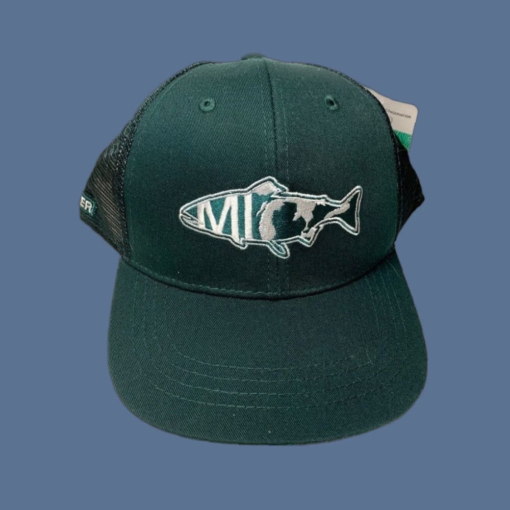 Bally RepYourWater East Lansing MI New Adult Adjustable Snapback Ball Cap Hat Green One Size Men Size ONE SIZE - 1 Thumbnail
