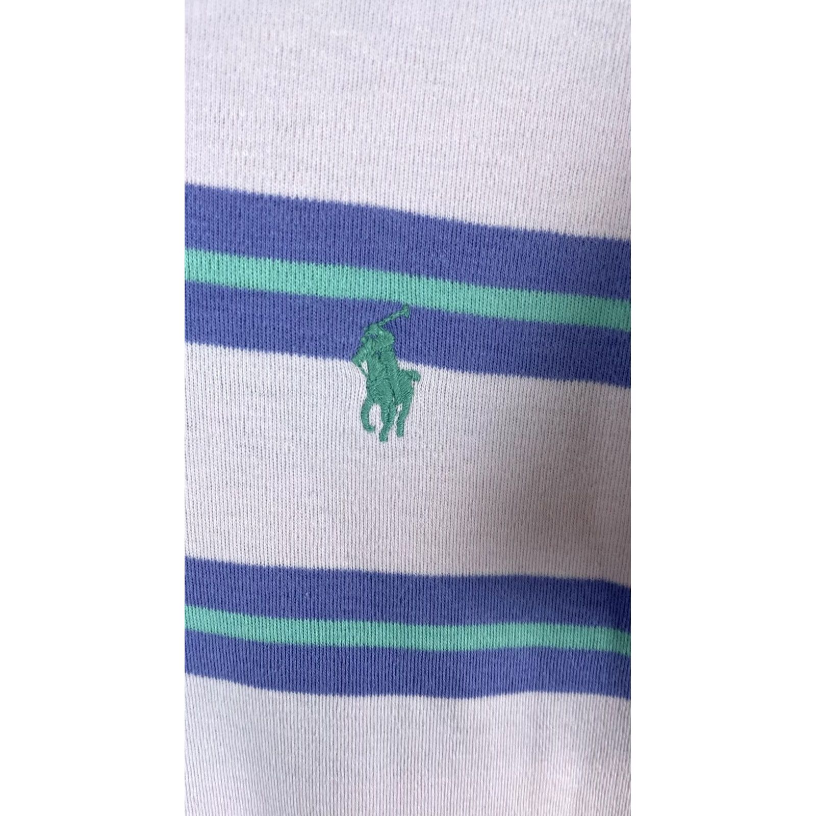 Polo Ralph Lauren Polo Ralph Lauren Polo Shirt Mens M Pink Stripe Short Sleeve Pony Logo Golf Shirt Size US M / EU 48-50 / 2 - 2 Thumbnail