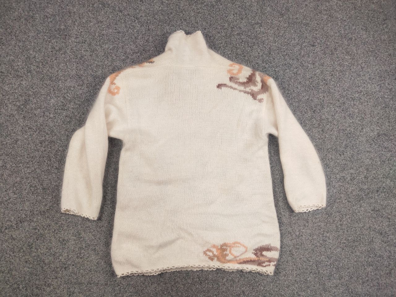 Vintage Umberto Ginocchietti 80's longline knit angora blend sweater Size M / US 6-8 / IT 42-44 - 13 Thumbnail