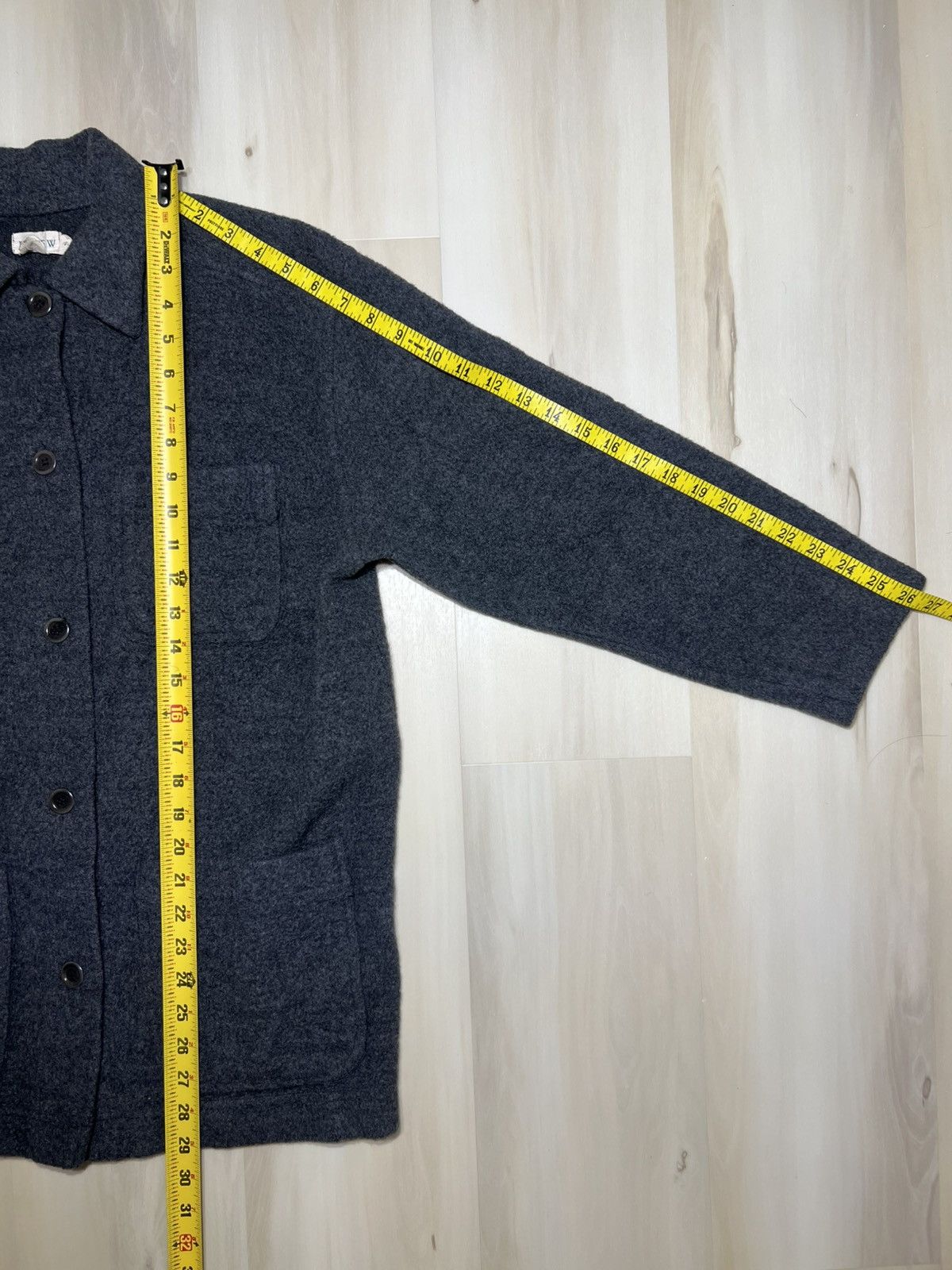 J.Crew J Crew Jacket Mens S Grey Wool Blend Shirt Jacket Chore Coat Size US S / EU 44-46 / 1 - 4 Thumbnail