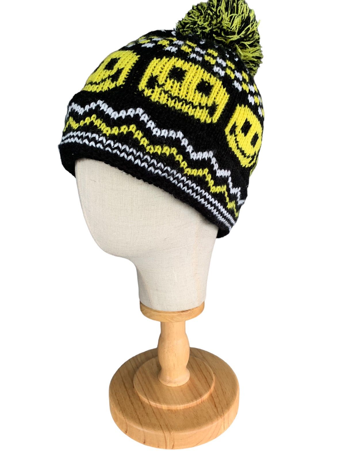 Hysteric Glamour × Japanese Brand Punk Style Smile Fullprint Beanie Hats Size ONE SIZE - 1 Thumbnail