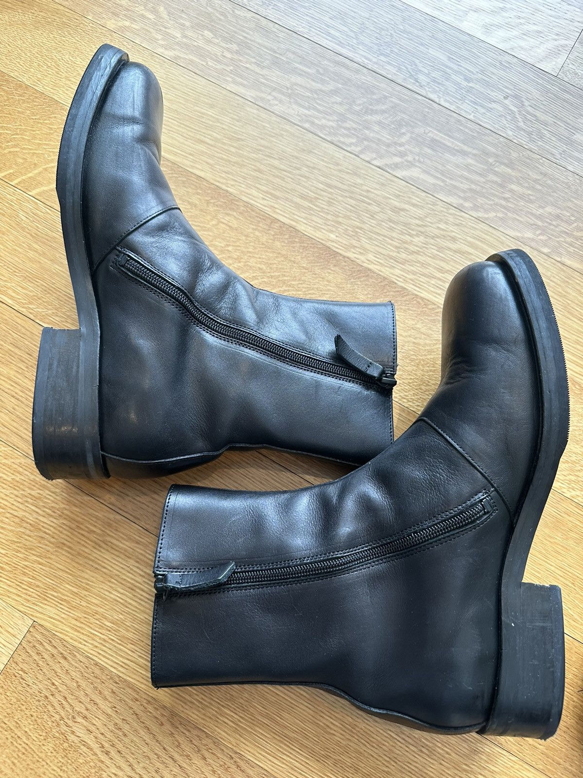 Our Legacy OUR LEGACY Camion leather ankle boots black Size US 11 / EU 44 - 6 Thumbnail