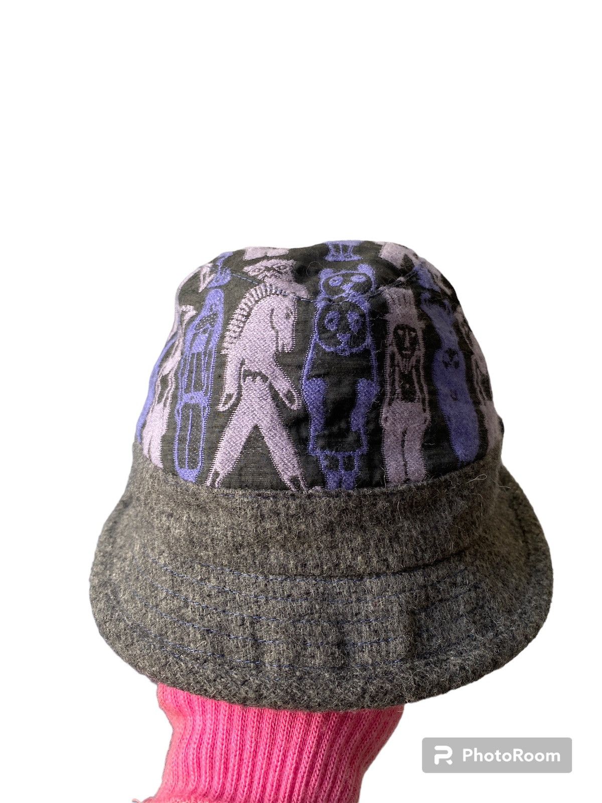 CA4LA × Japanese Brand 2000s - Ca4La Japan Wool Bucket Hat Size ONE SIZE - 2 Thumbnail