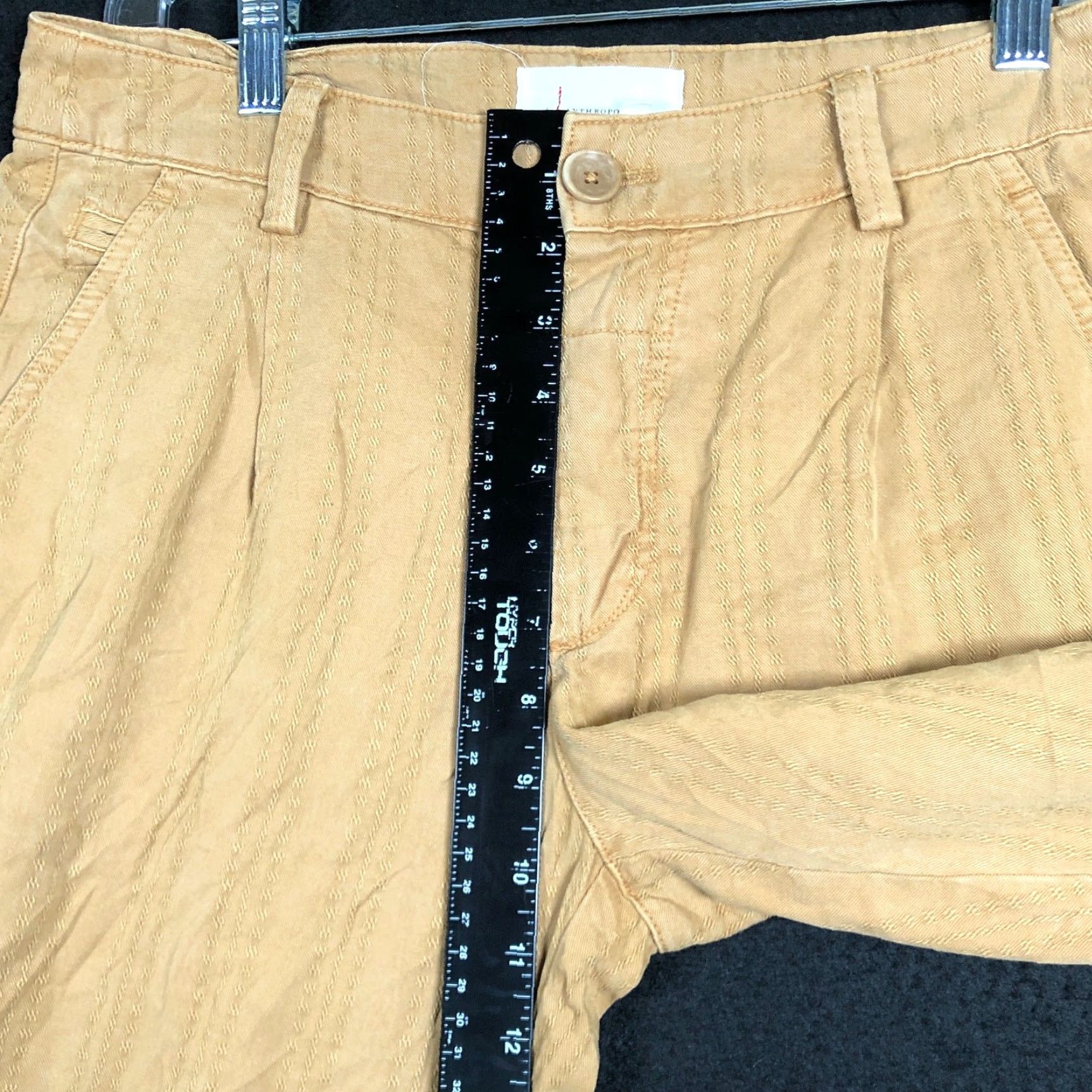 Anthropologie Anthropologie Womens Pants Brown Scout Slim Pleated Embroidered Strips 27 Size 27" / US 4 / IT 40 - 7 Thumbnail