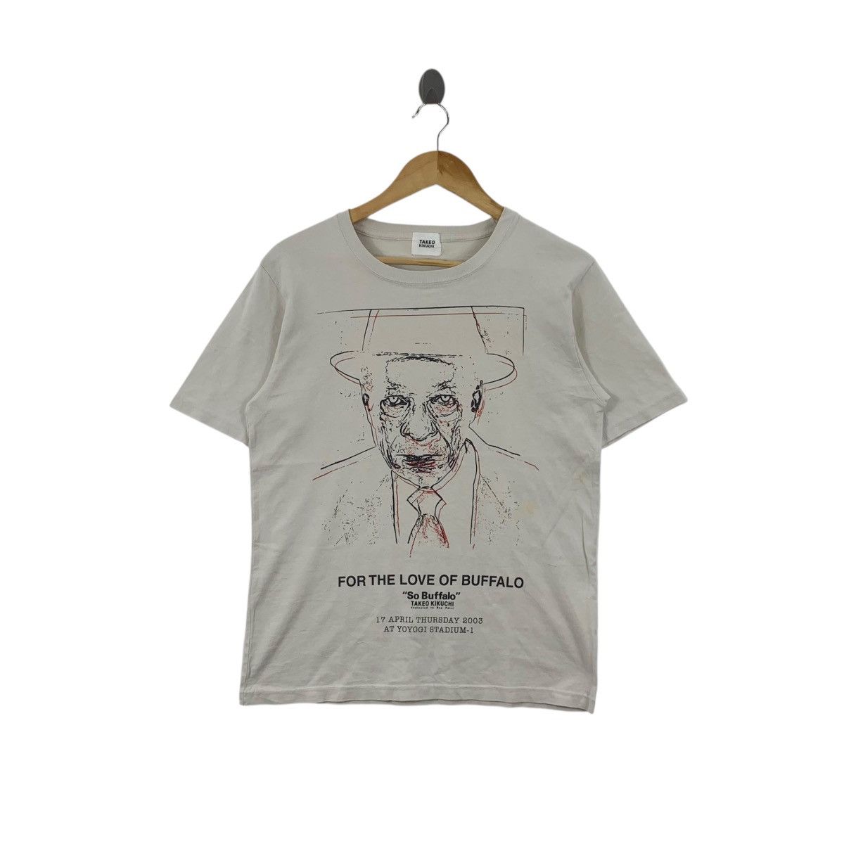 Takeo Kikuchi Vintage TAKEO KIKUCHI x RAY PETRI Buffalo Homage Tee Shirt Size US S / EU 44-46 / 1 - 1 Thumbnail