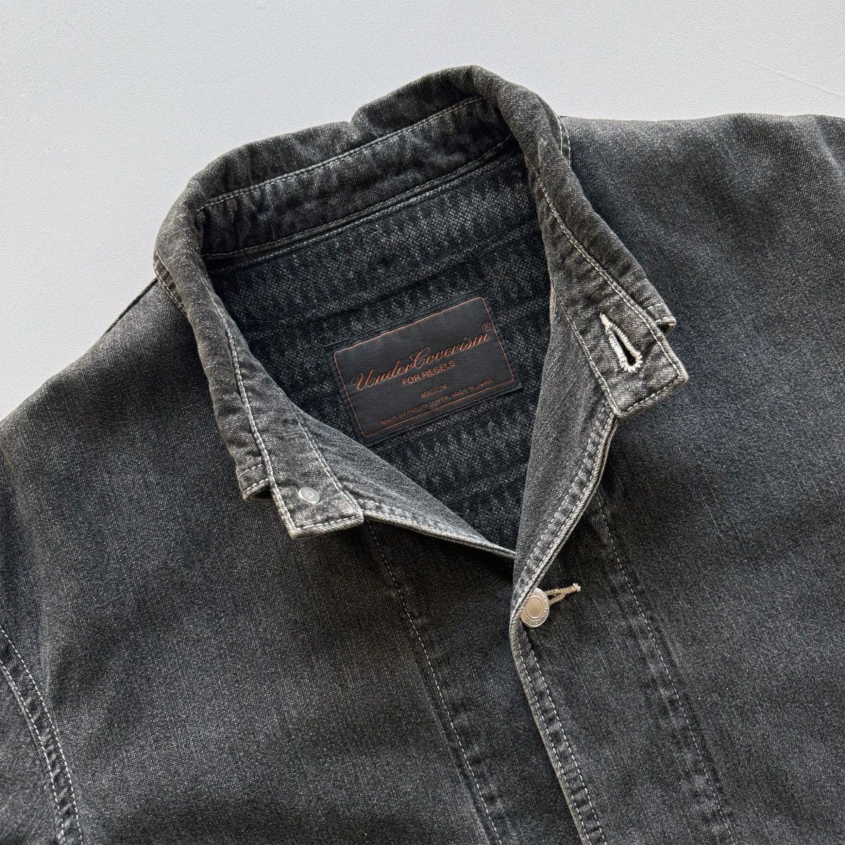 Undercover AW03 Paper Doll Hybrid Reconstructed Denim Chore Jacket Size US M / EU 48-50 / 2 - 9 Thumbnail