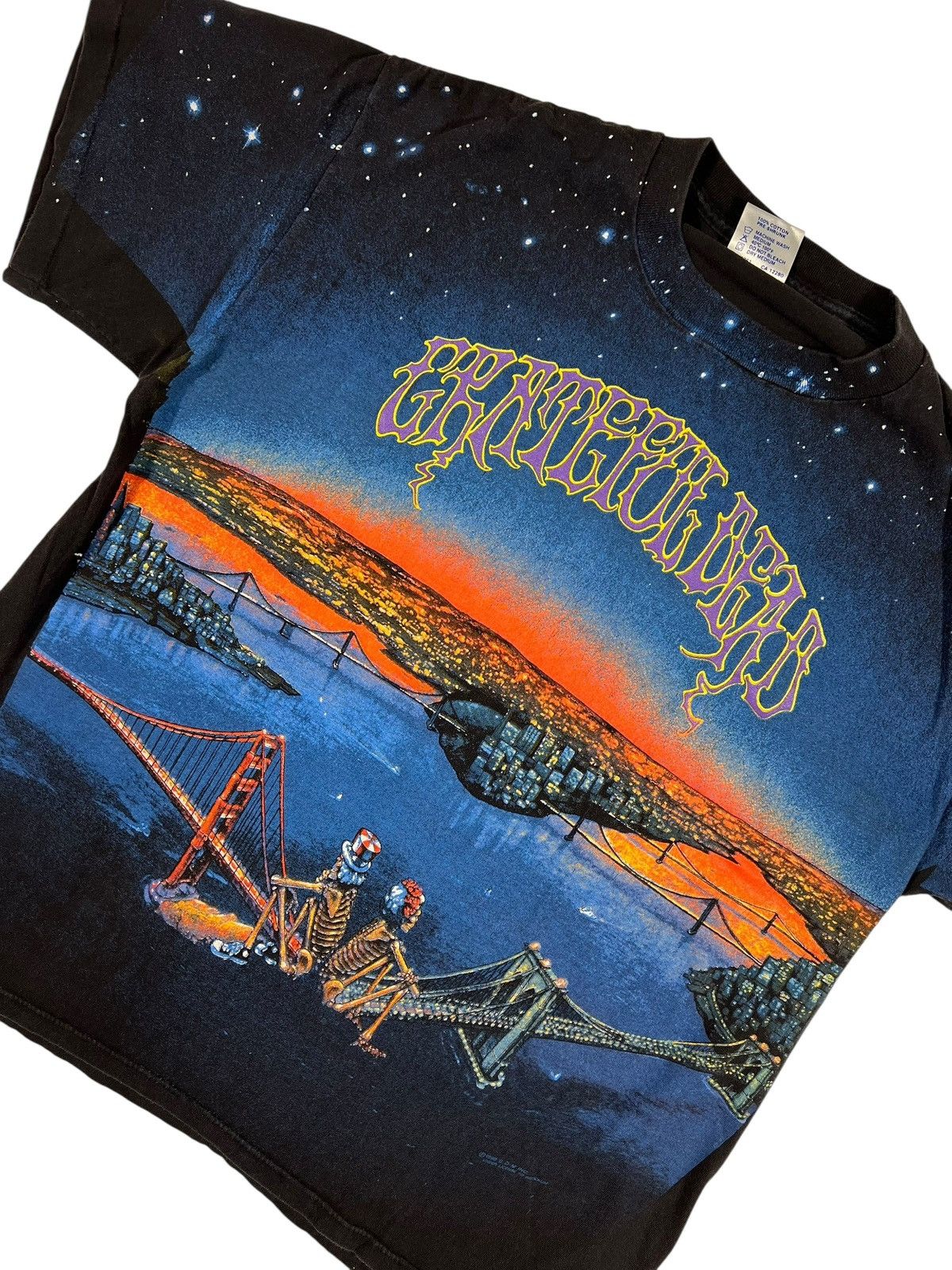 1990 Grateful Dead 'Dead Set' AOP Vintage T-Shirt