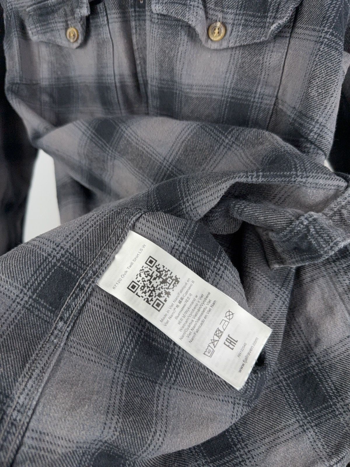 Fjallraven Fjallraven Women’s Flannel Shirt XS Relaxed Fit Plaid Size XS / US 0-2 / IT 36-38 - 7 Thumbnail