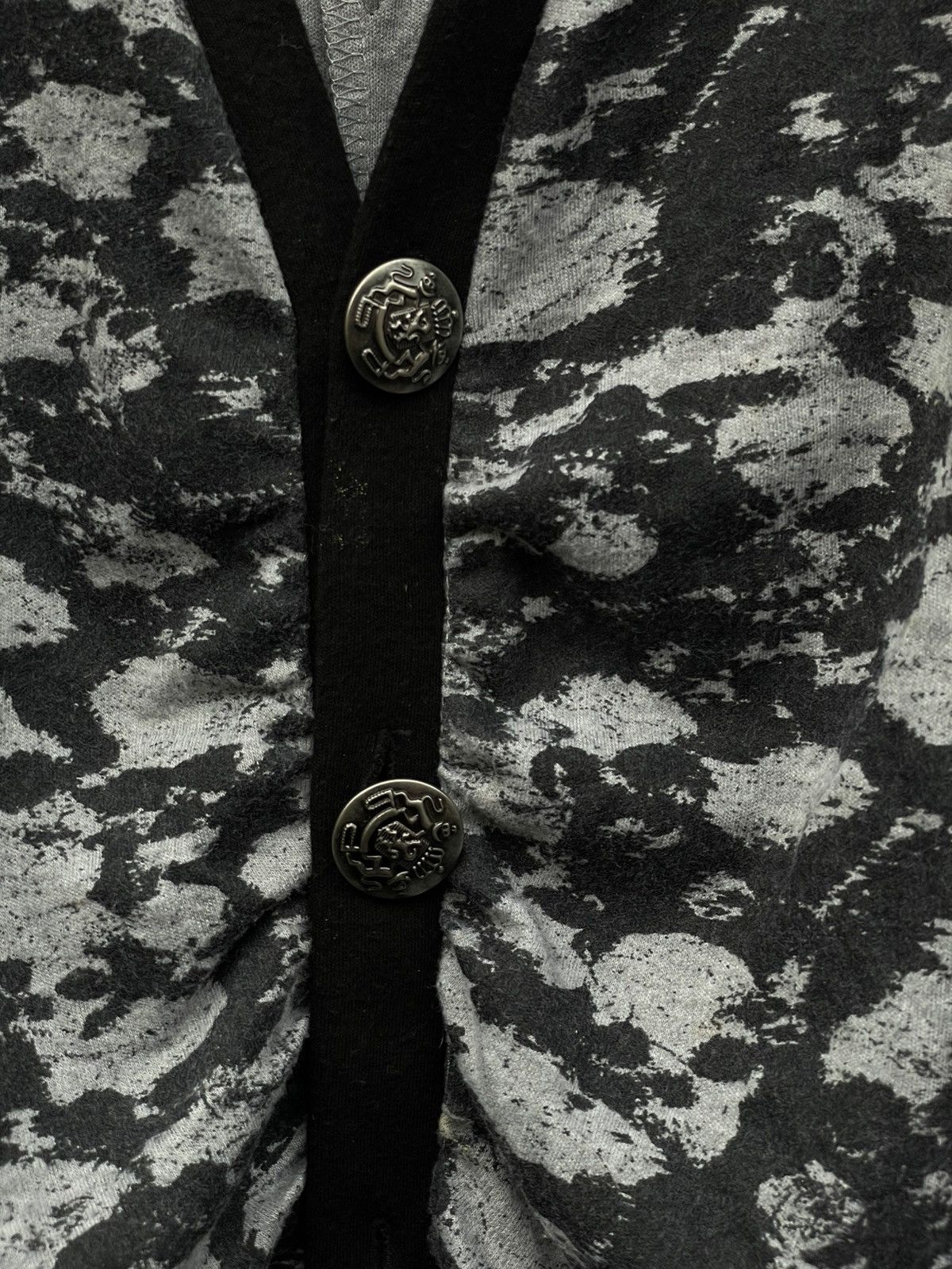 Dig Deep Skull Button-Up Cardigan Size XL / US 12-14 / IT 48-50 - 5 Thumbnail