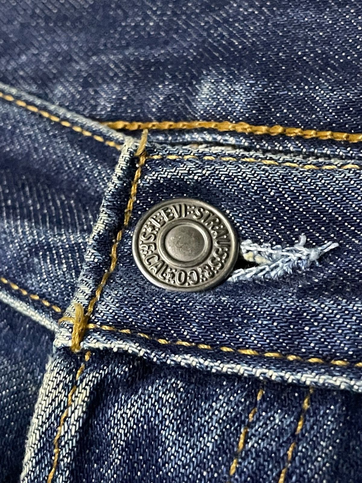 Levi's × Vintage Vintage Levis 501XX Faded Mud Wash Distressed Jeans Size US 30 / EU 46 - 22 Thumbnail