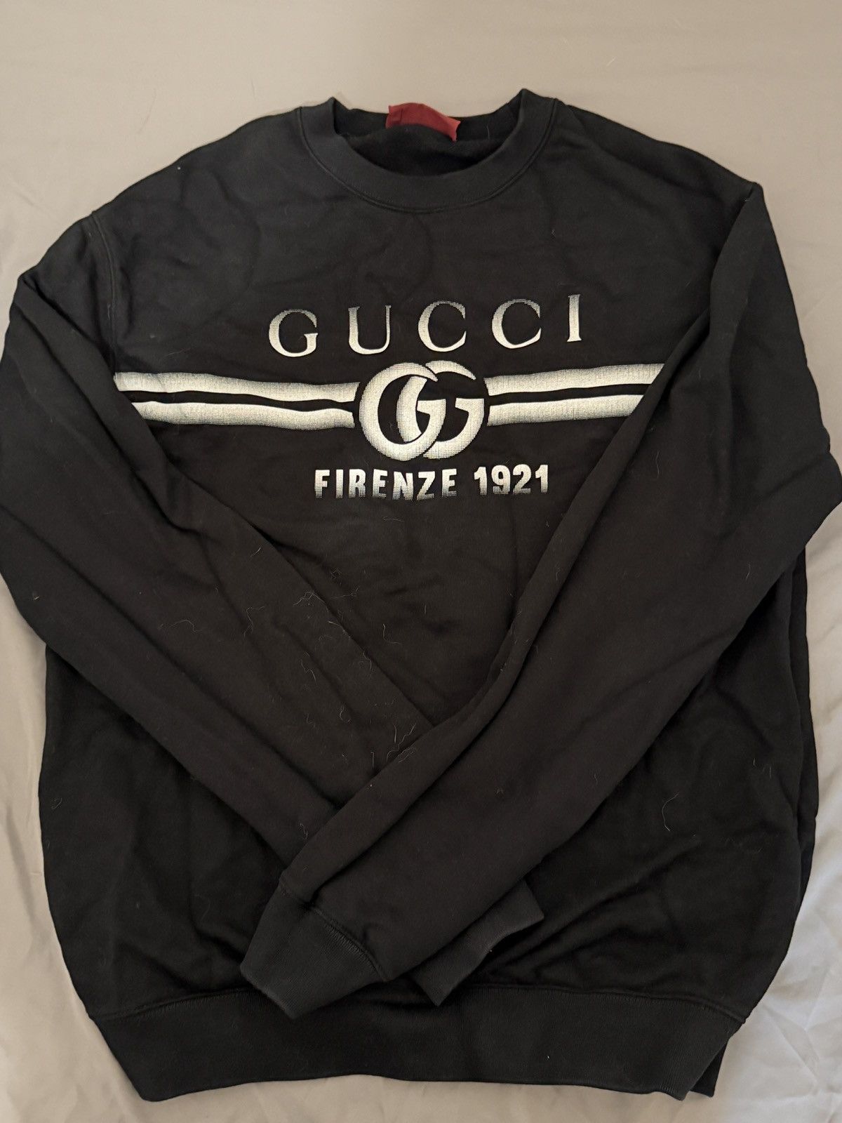 Gucci Gucci Logo Sweatshirt Black L Size Size US L / EU 52-54 / 3 - 4 Thumbnail