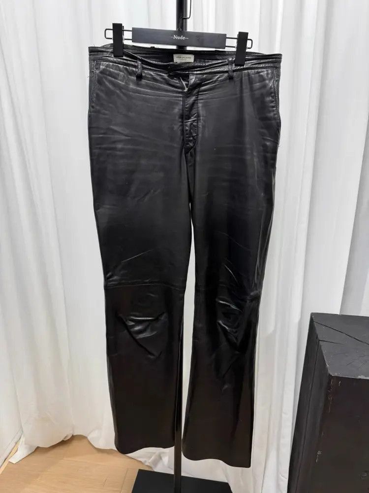 Dries Van Noten Sz 48 Dries Van Noten Leather Denim-2507 Size US 32 / EU 48 - 7 Thumbnail