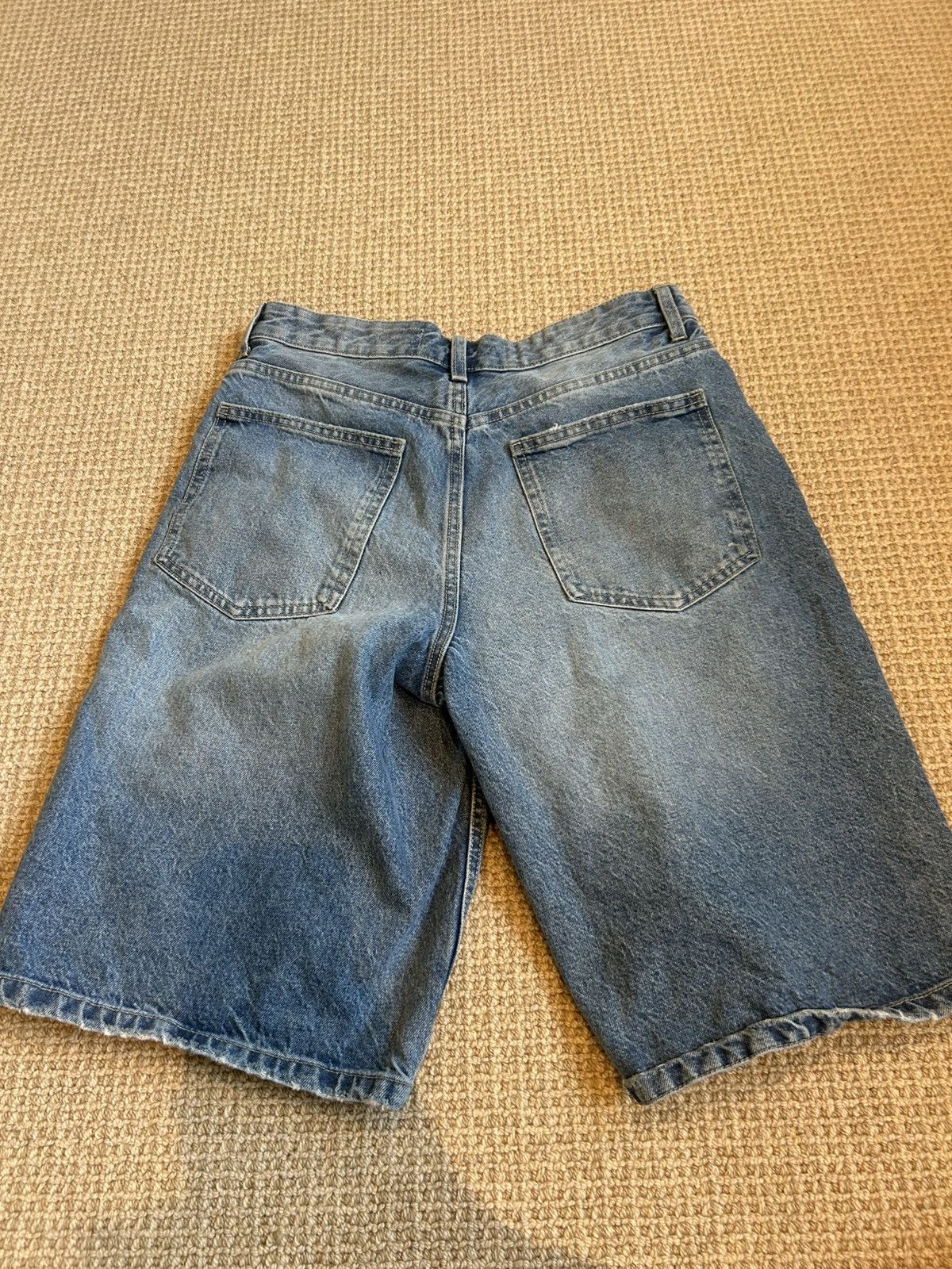 Bershka Blue denim bershka jorts Size US 29 - 3 Thumbnail