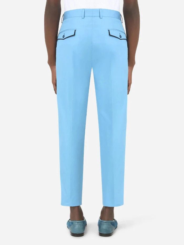 Dolce & Gabbana o1y0125 Casual Pant in Light Blue Size US 28 / EU 44 - 4 Thumbnail