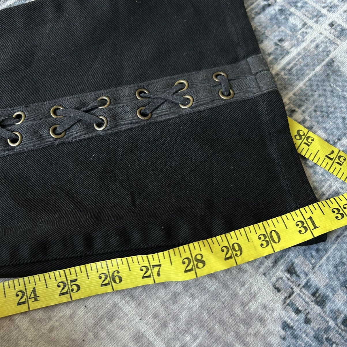 If Six Was Nine Flared Bondage Tactical Punk Sky Bomber Pants Size US 27 - 18 Thumbnail