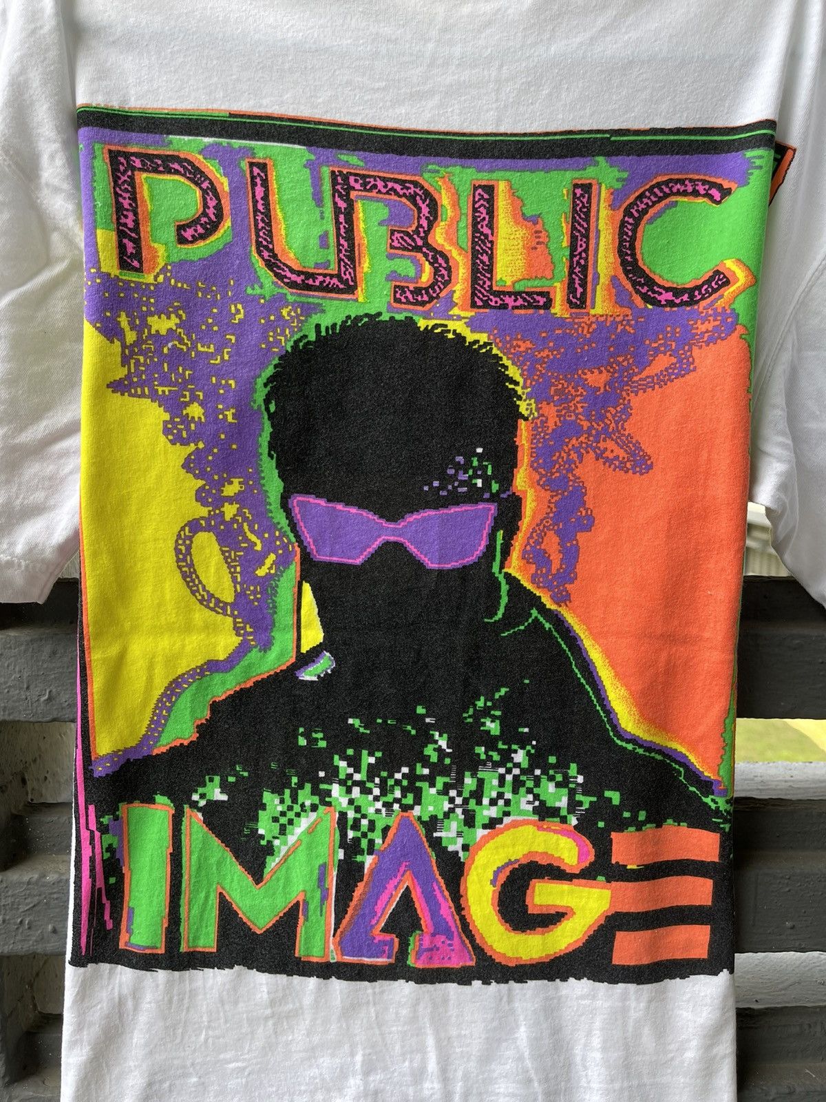 Vintage Vintage Public Image Over print rare shirt 📸 Size US M / EU 48-50 / 2 - 2 Thumbnail