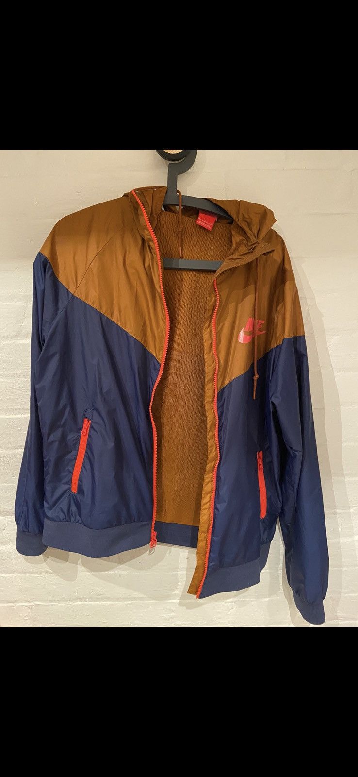 Nike Nike Windrunner Sportswear Jacket Medium M Brown Blue Rare Size US M / EU 48-50 / 2 - 2 Thumbnail
