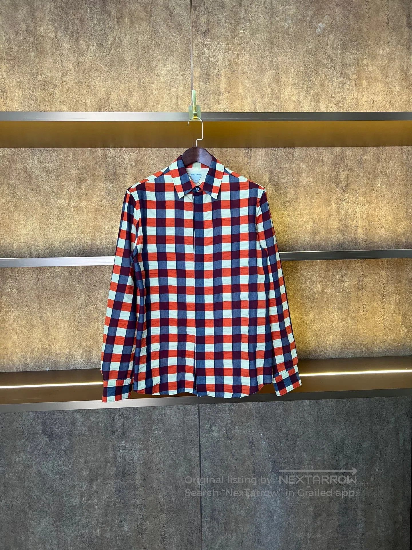 Bottega Veneta Bottega Veneta New Arrival Plaid Shirt| Size US S / EU 44-46 / 1 - 1 Thumbnail