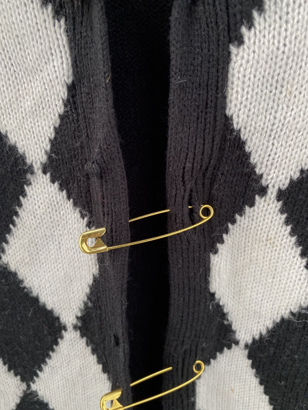 Jean Paul Gaultier Lover’s Rock Safety Pins Punk Skull Cardigan Size US XL / EU 56 / 4 - 6 Thumbnail