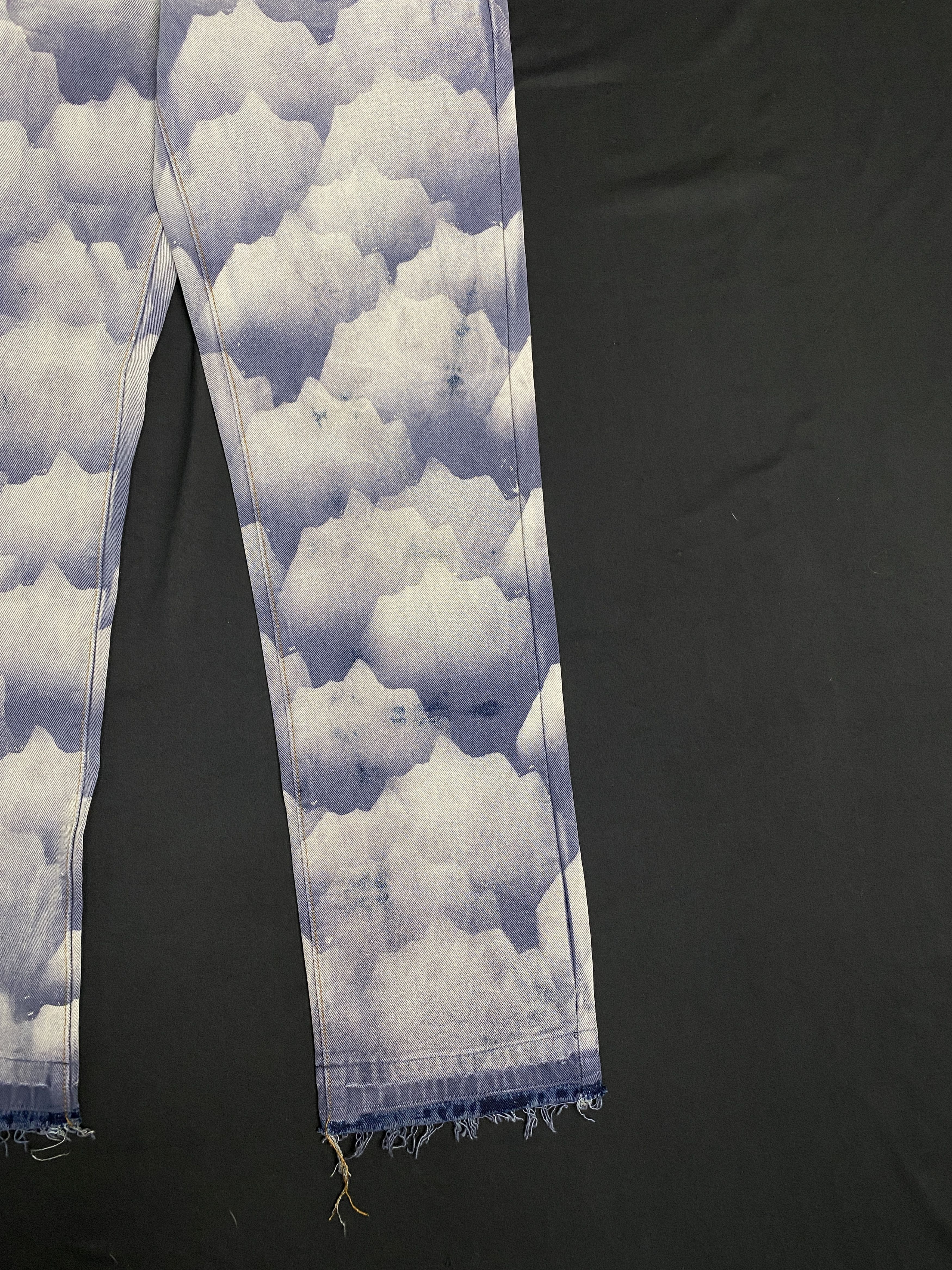 Other Deadstock 1OF1 Cloud Graphic Denim Pants Small Size US 28 / EU 44 - 6 Thumbnail