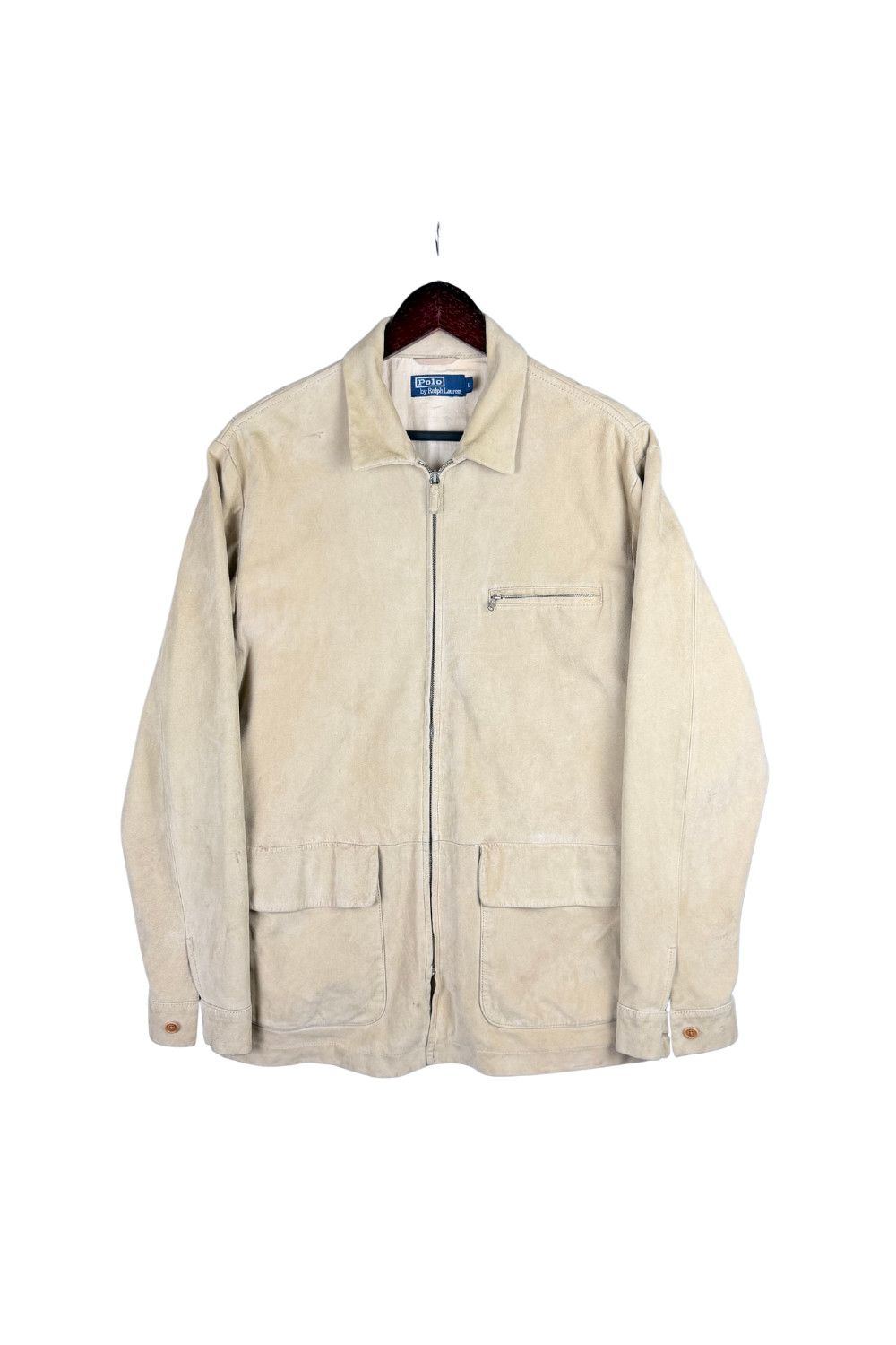 Polo Ralph Lauren Polo Ralph Lauren Lamb Suede Zip Jacket – c. late 90s Size US L / EU 52-54 / 3 - 1 Thumbnail