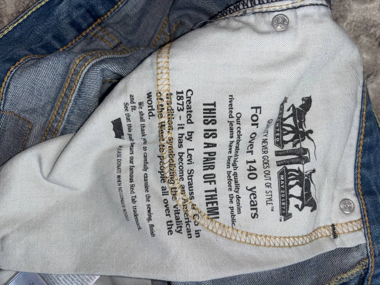 Levi's Levi’s 511 Shorts W32 Vintage Blue Size US 32 / EU 48 - 7 Thumbnail