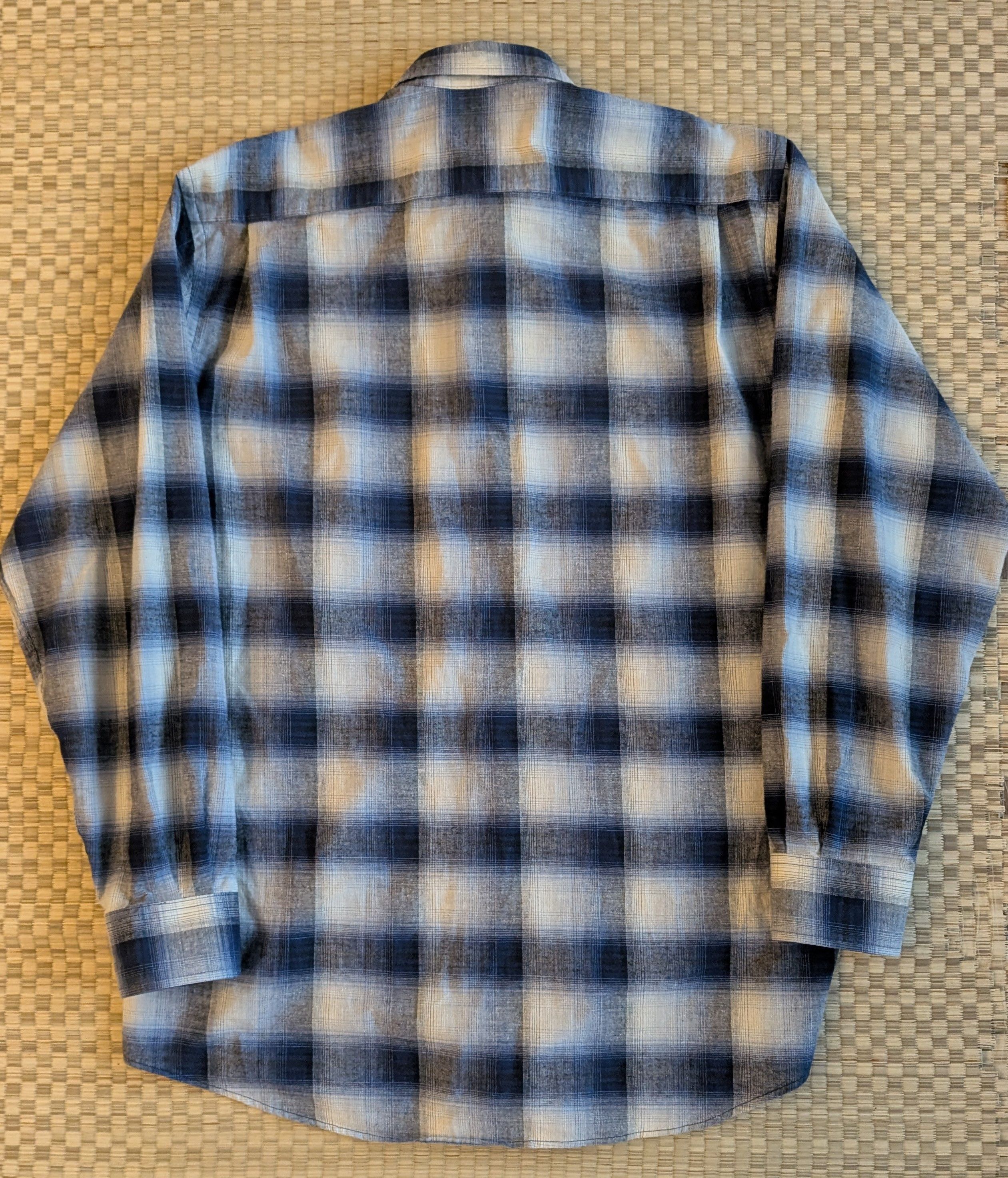 Burberry Burberys London Ombre Flannel Shirt Made in USA Size US M / EU 48-50 / 2 - 2 Thumbnail