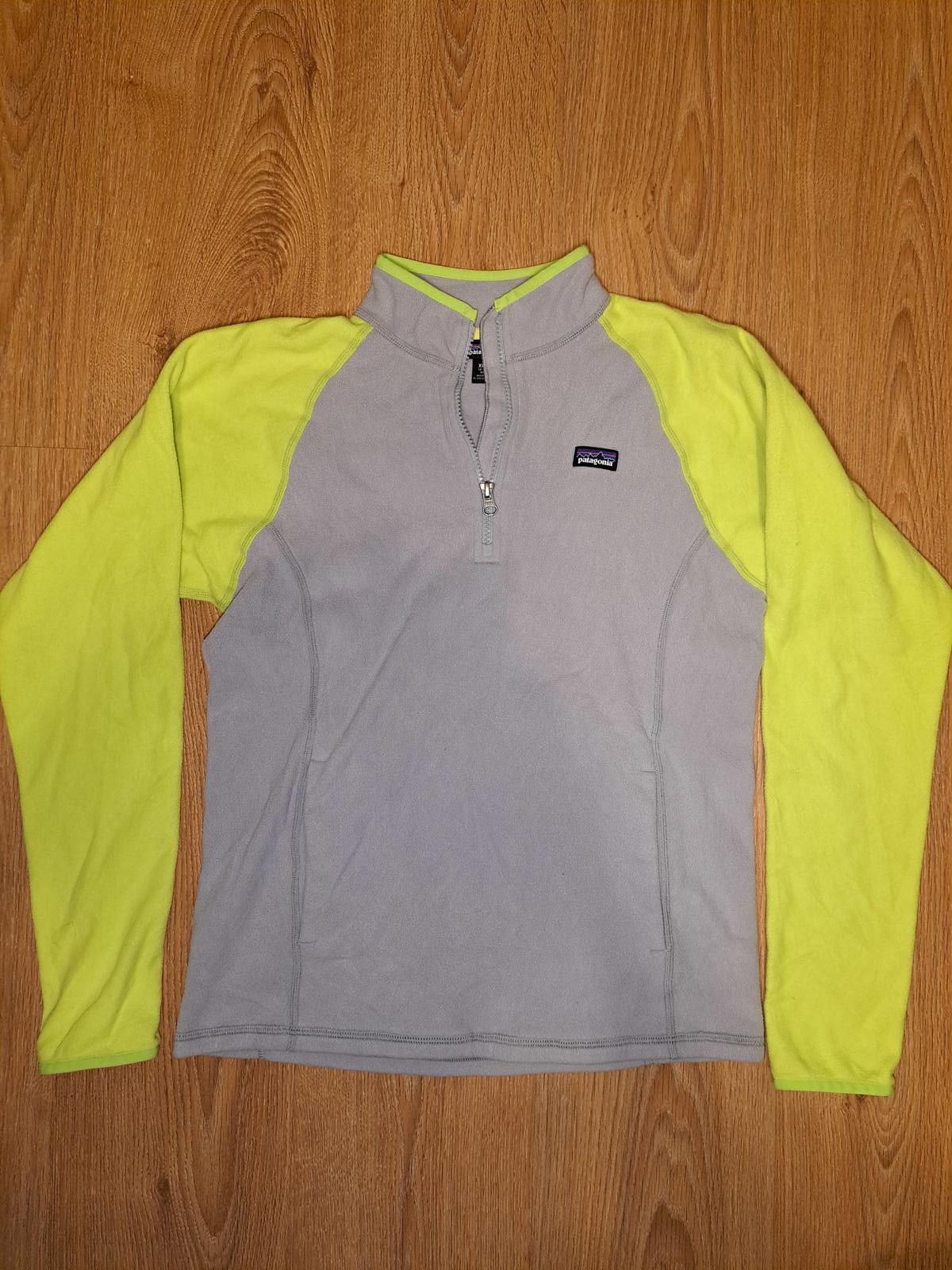 Patagonia Patagonia Pullover Fleece Jacket Kids 16-18 XXL Gray Yellow Size US XXL / EU 58 / 5 - 1 Thumbnail