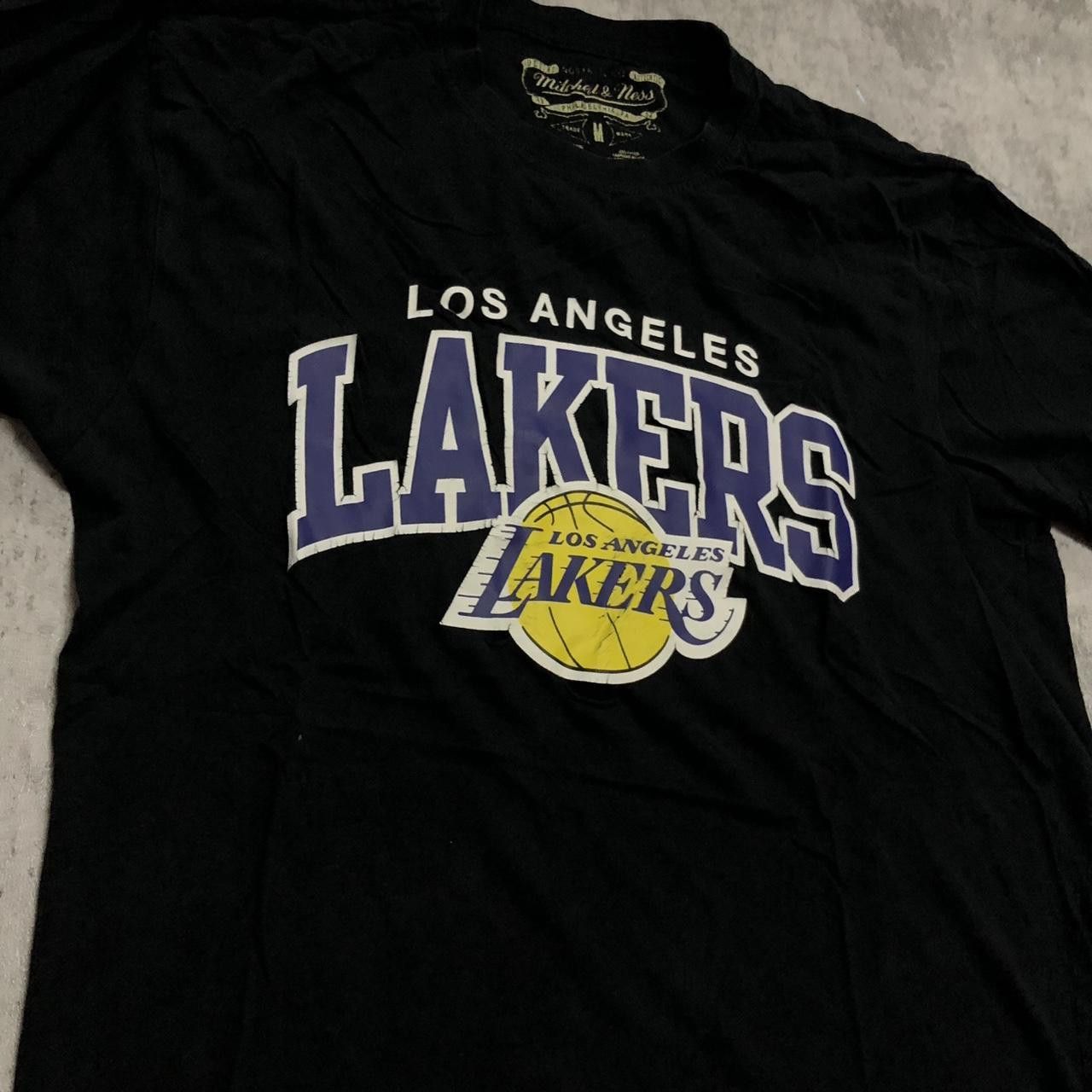 Mitchell & Ness Mitchell & Ness Lakers black tee #NBA ♻️Eco friendly Size US M / EU 48-50 / 2 - 2 Thumbnail