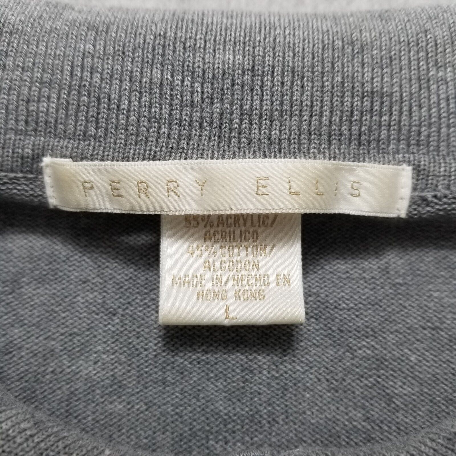 Perry Ellis Perry Ellis Sweater Mens Large Long Sleeve Pullover Size US L / EU 52-54 / 3 - 6 Thumbnail