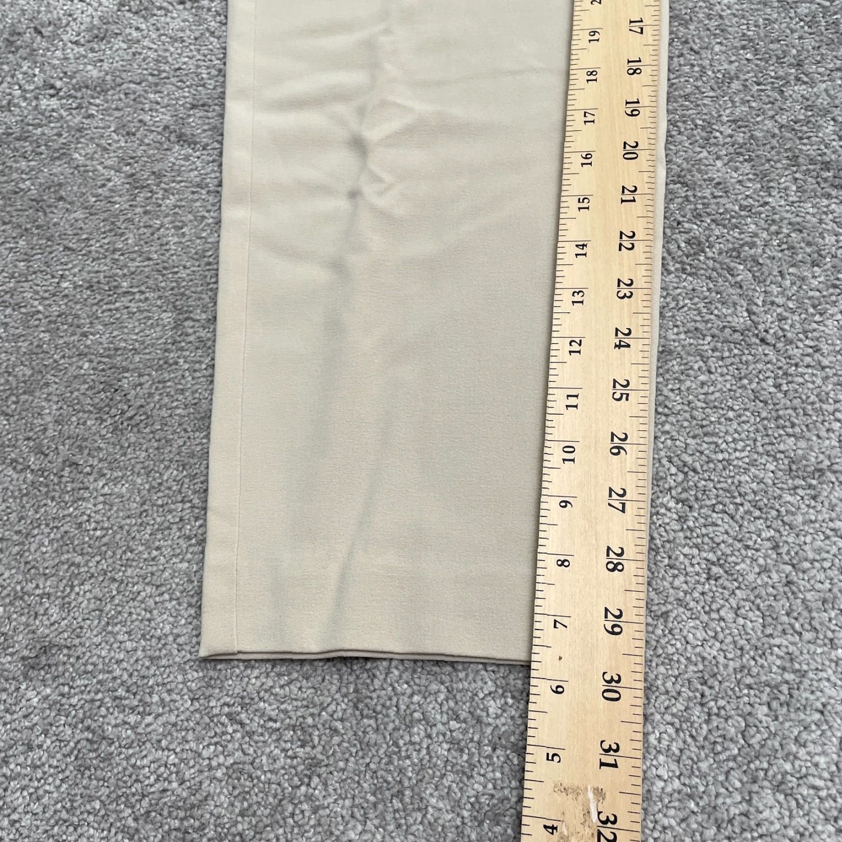 Coldwater Creek Coldwater Creek Dress Pants Womens 10 Beige 32x30 Straight Leg High Rise Trouser Size 32" / US 10 / IT 46 - 6 Thumbnail