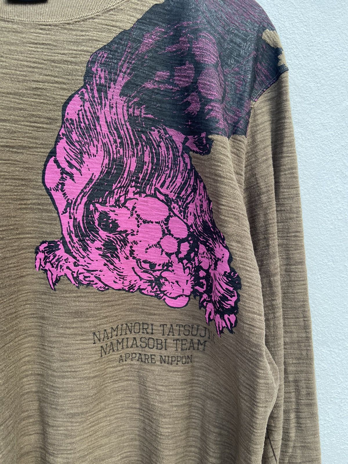 Japanese Brand 🔥 Naminori TAtsujin Namiasobi team t shirt long sleeve Size US L / EU 52-54 / 3 - 3 Thumbnail