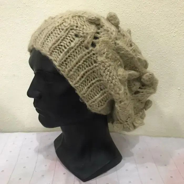 Beams Plus × Japanese Brand × Vintage Ray Beams knit Beanie Hat Size ONE SIZE - 2 Thumbnail