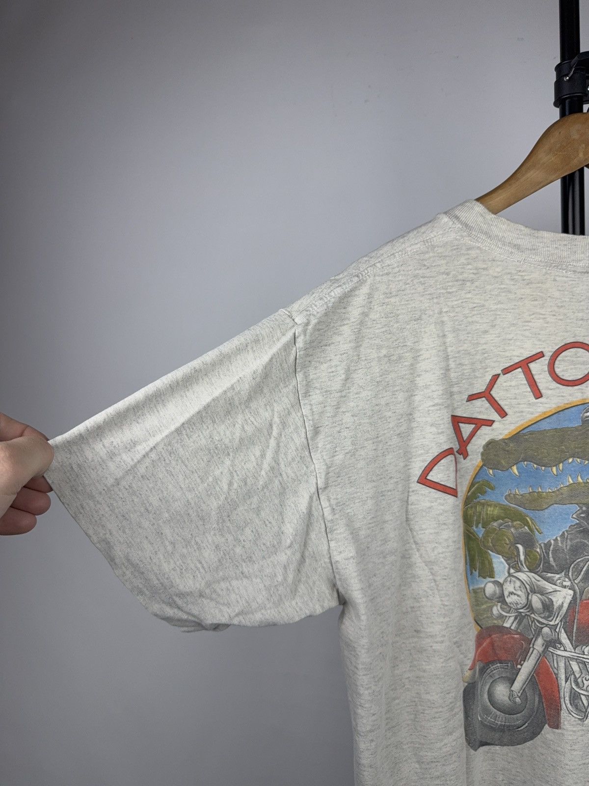 Vintage Vintage 1996 Daytona Bike Moto Week Biker Eagle T Shirt Size US L / EU 52-54 / 3 - 16 Thumbnail
