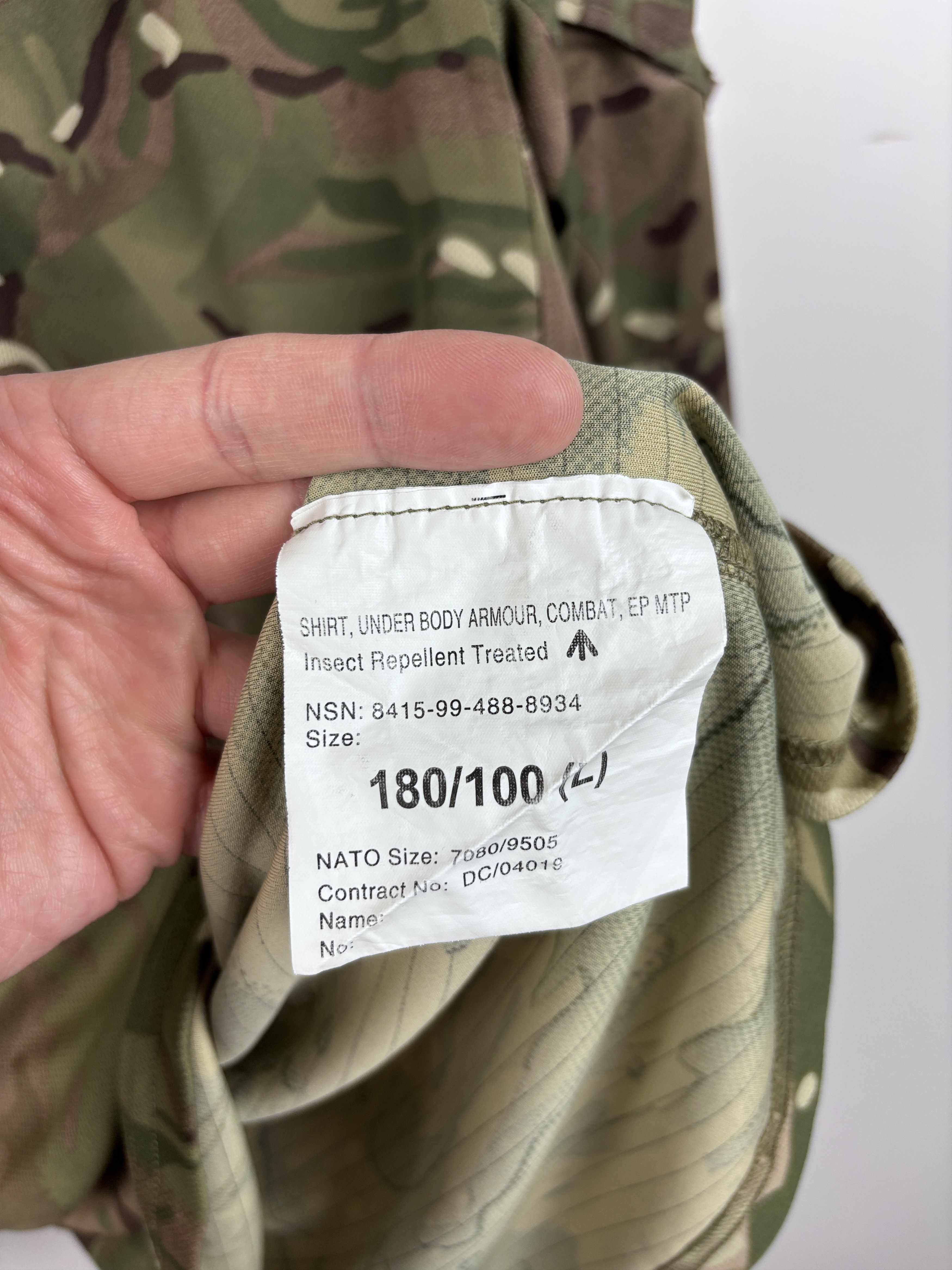 Other British Army MTP Camouflage UBAC Under Body Armour Shirt L Size US L / EU 52-54 / 3 - 10 Thumbnail