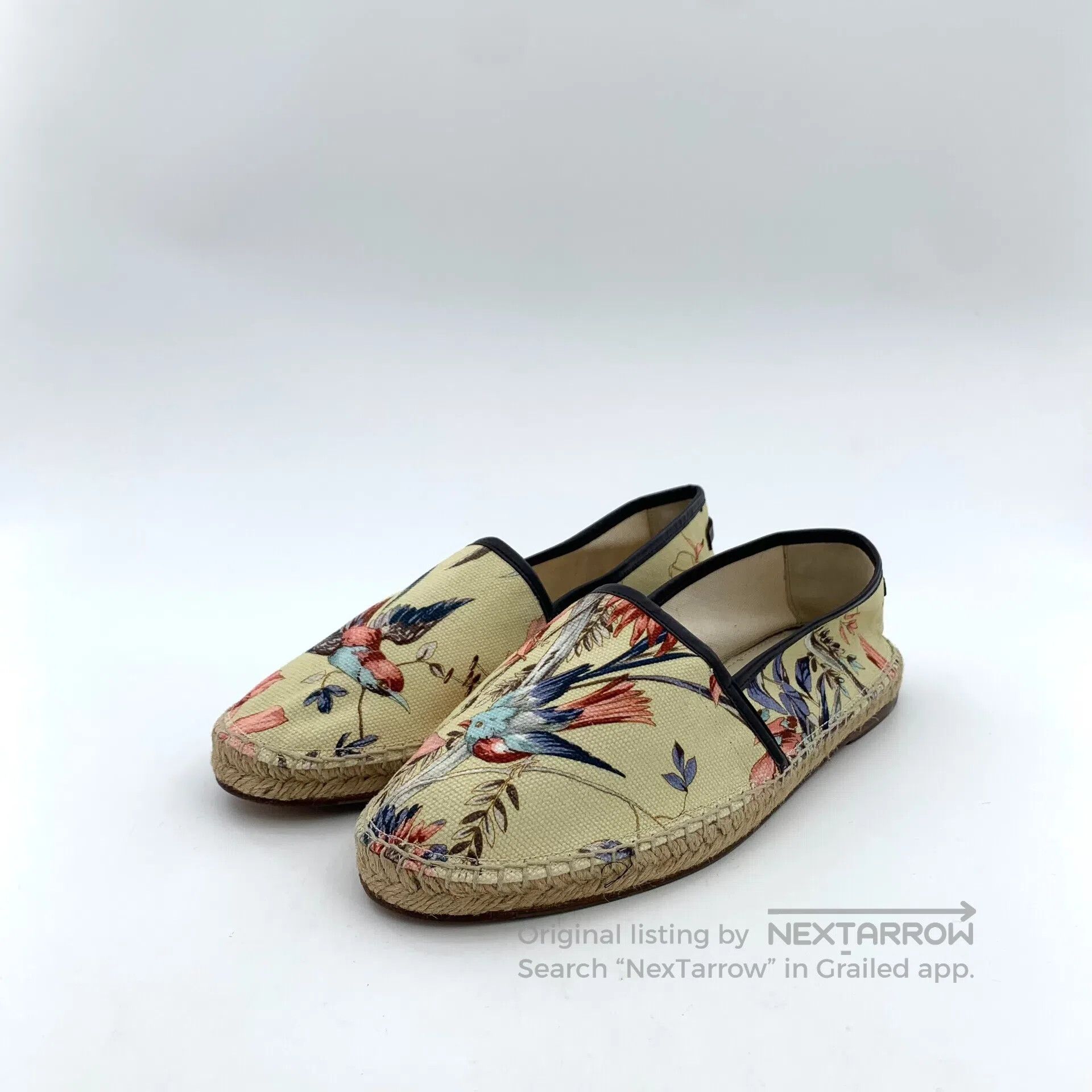 Dolce & Gabbana Dolce Gabbana Multicolor floral bird print casual flat fis Size US 7 / EU 40 - 1 Thumbnail