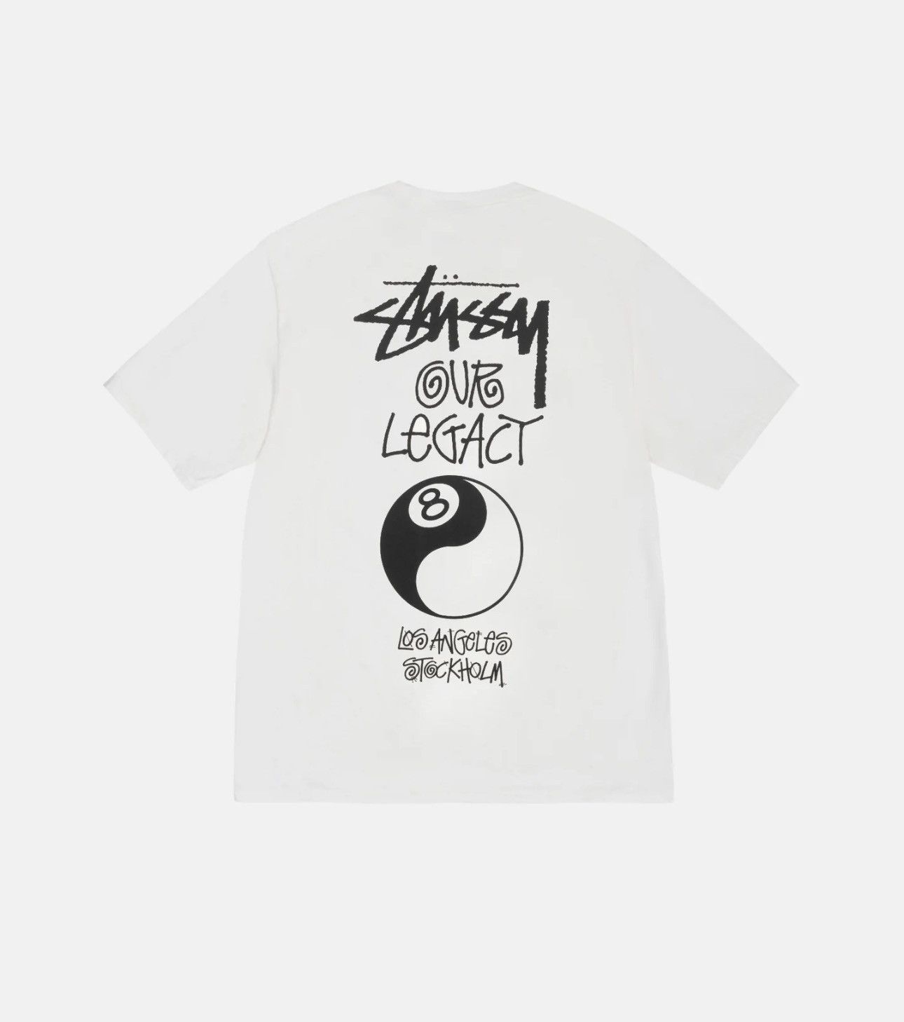 Our Legacy × Stussy Stussy Our Legacy 8 Ball OL YIN YANG PIG DYED TEE Size US M / EU 48-50 / 2 - 2 Thumbnail