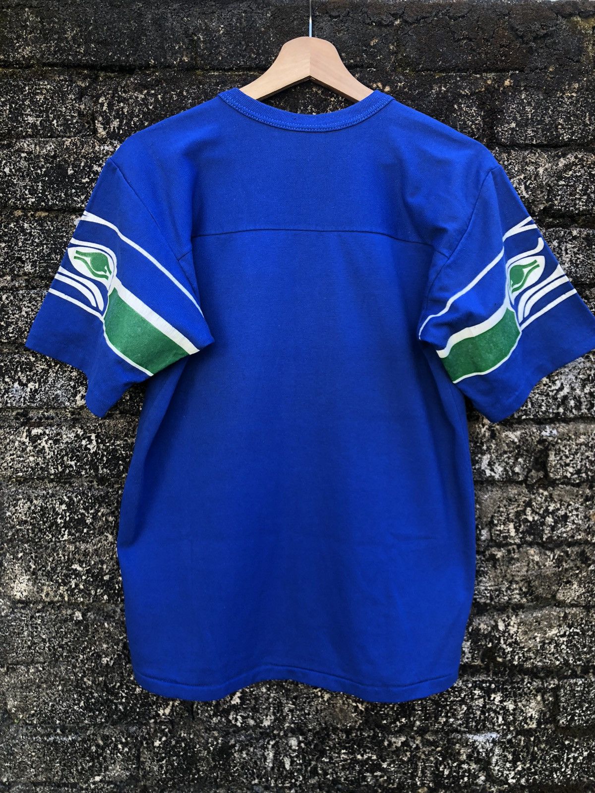 NFL × Vintage Vintage 80s NFL Rawlings "End Of An Era" Tshirt Size US M / EU 48-50 / 2 - 2 Thumbnail