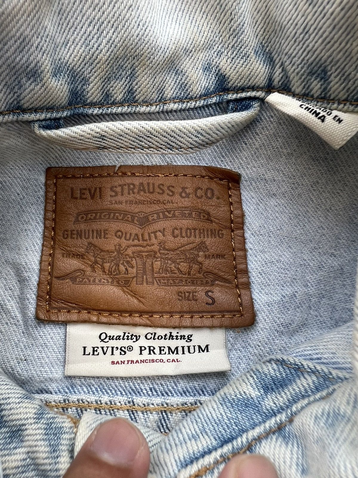 Levi's × Levi's Vintage Clothing Levis Big E Premium Patchwork Jacket S Size Size US S / EU 44-46 / 1 - 5 Thumbnail