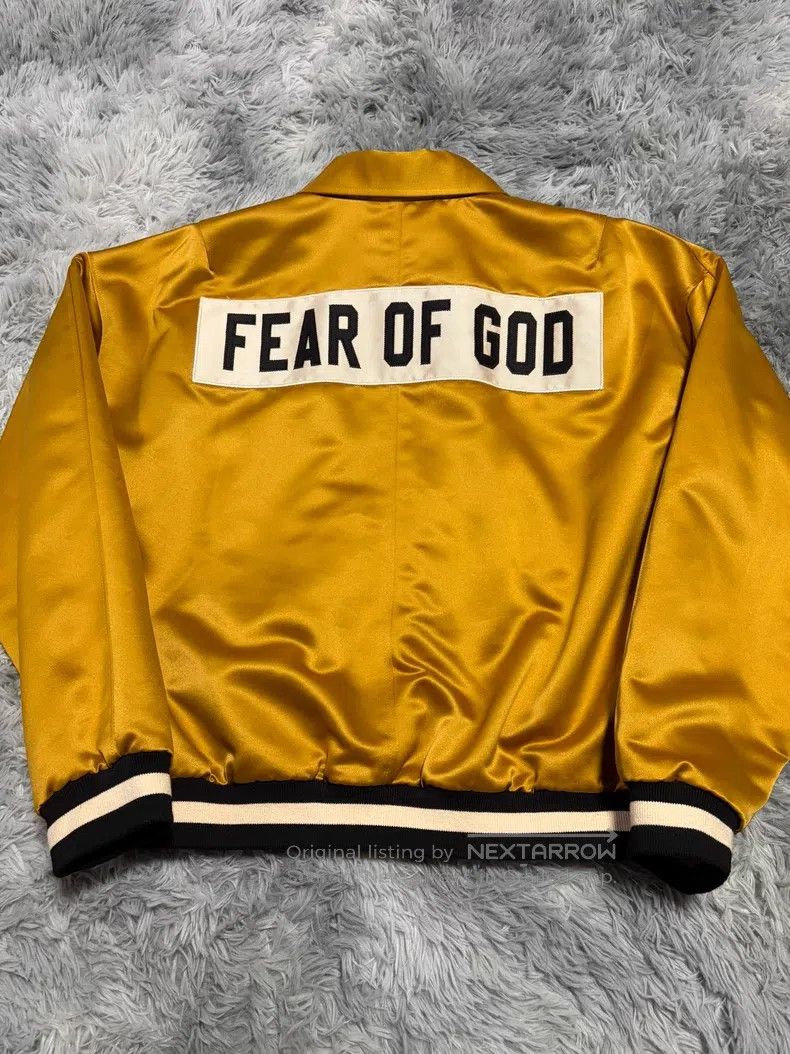 Fear of God Fear of God Gold silk jacket Size US L / EU 52-54 / 3 - 2 Thumbnail