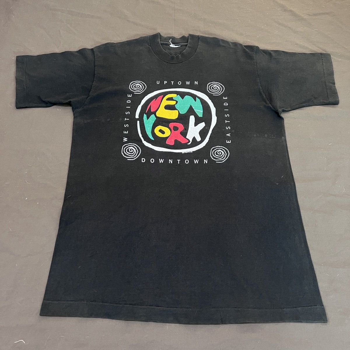 Vintage Vintage 90s New York Promo Tee Shirt graphic Size US M / EU 48-50 / 2 - 2 Thumbnail