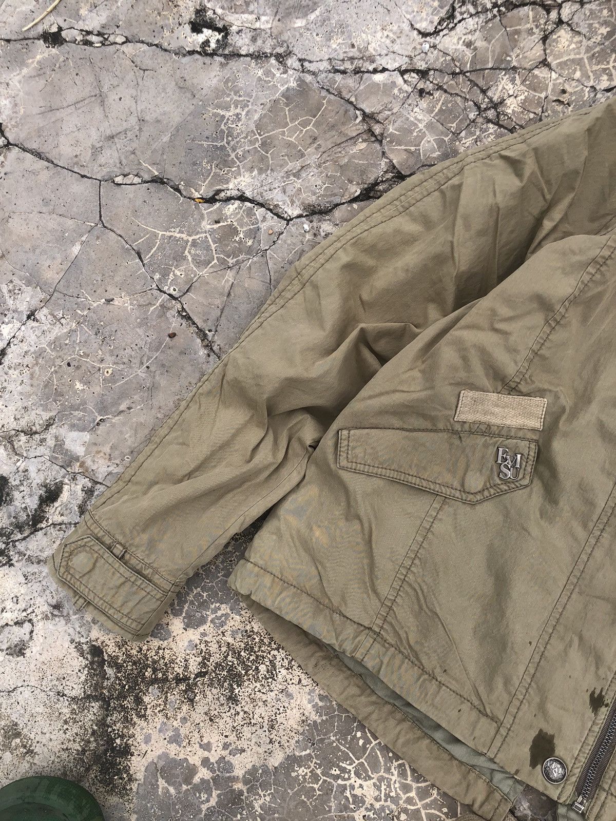 Japanese Brand Vintage Japanese Brands Evisu Military Zipper hoodie Jacket Size L / US 10 / IT 46 - 7 Thumbnail