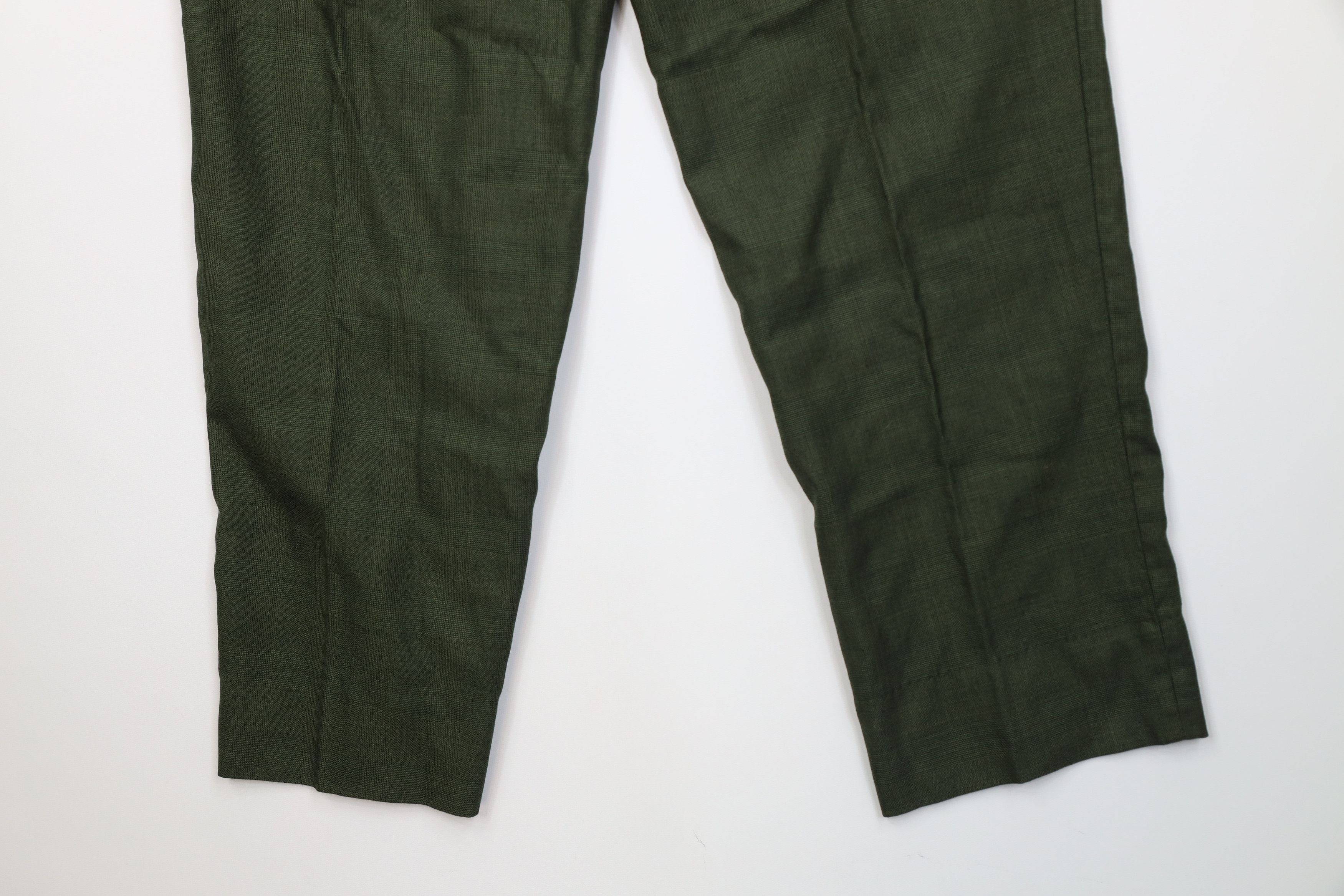 Vintage Vintage 50s Hollywood Regency Knit Chino Pants USA Green Size US 34 / EU 50 - 12 Thumbnail