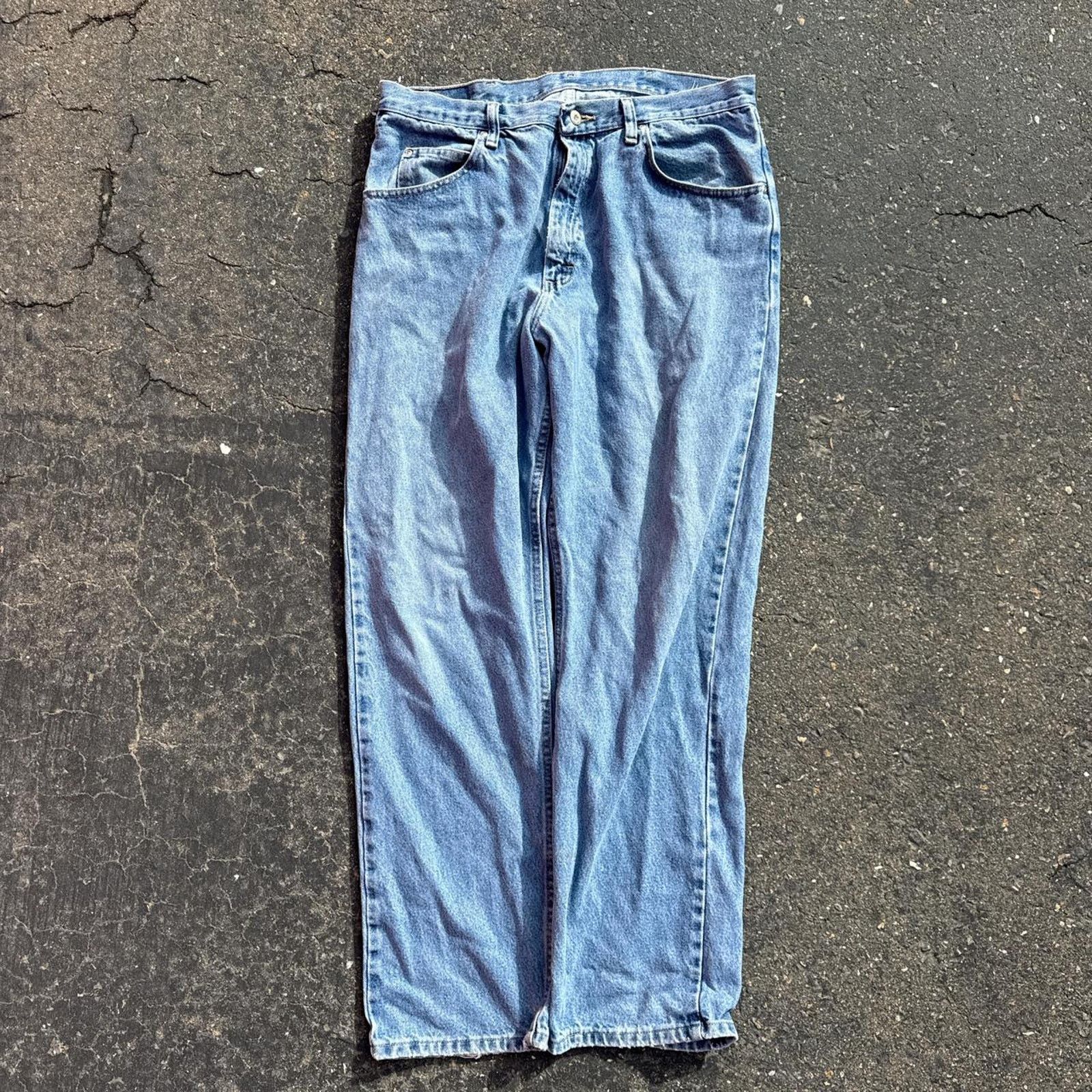 Wrangler Men’s Wrangler Light Blue Jeans – Size 36x32 Size US 36 / EU 52 - 4 Thumbnail