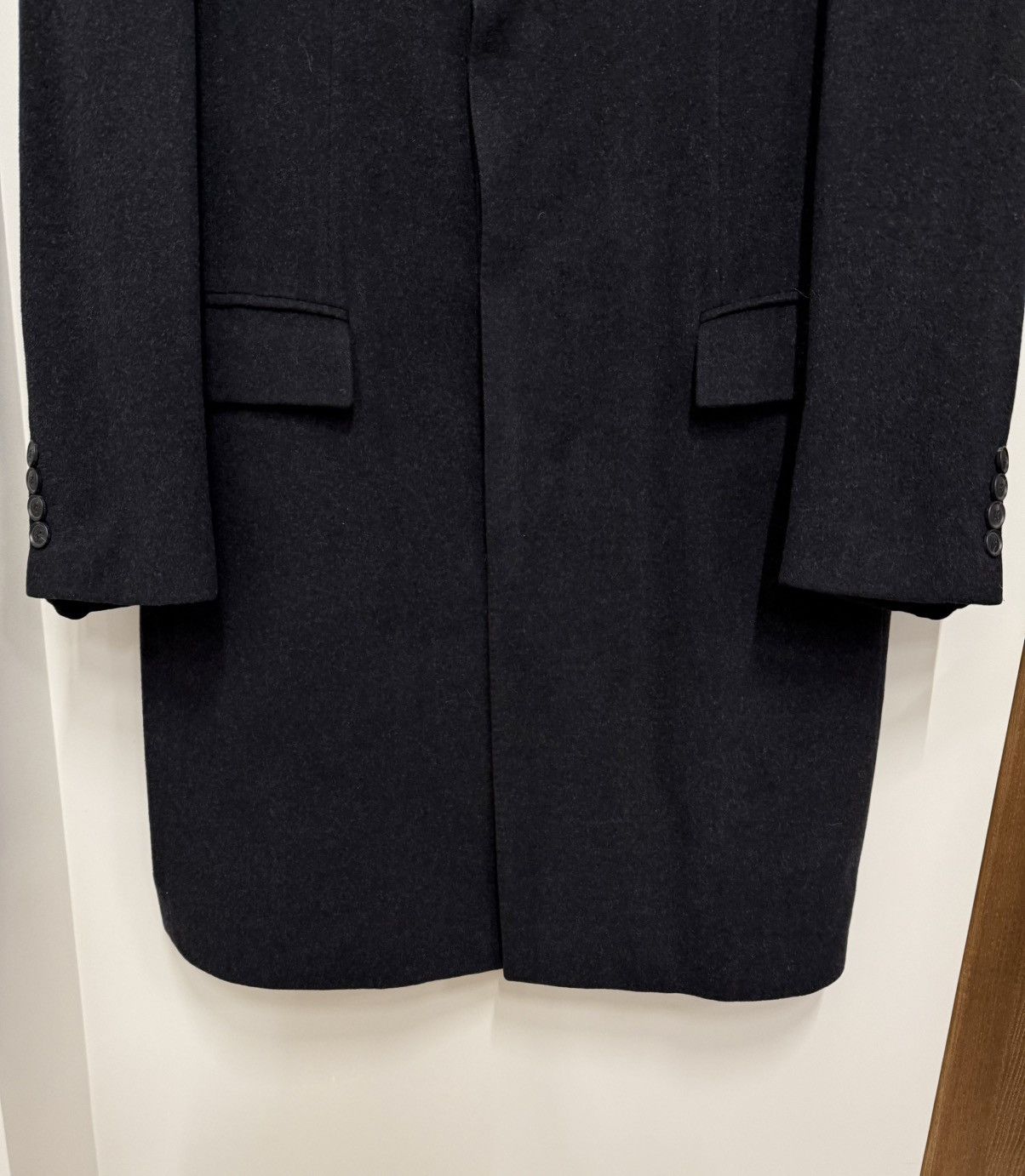 Hugo Boss Vintage Hugo Boss Wool Cashmere Black Coat Size US M / EU 48-50 / 2 - 4 Thumbnail