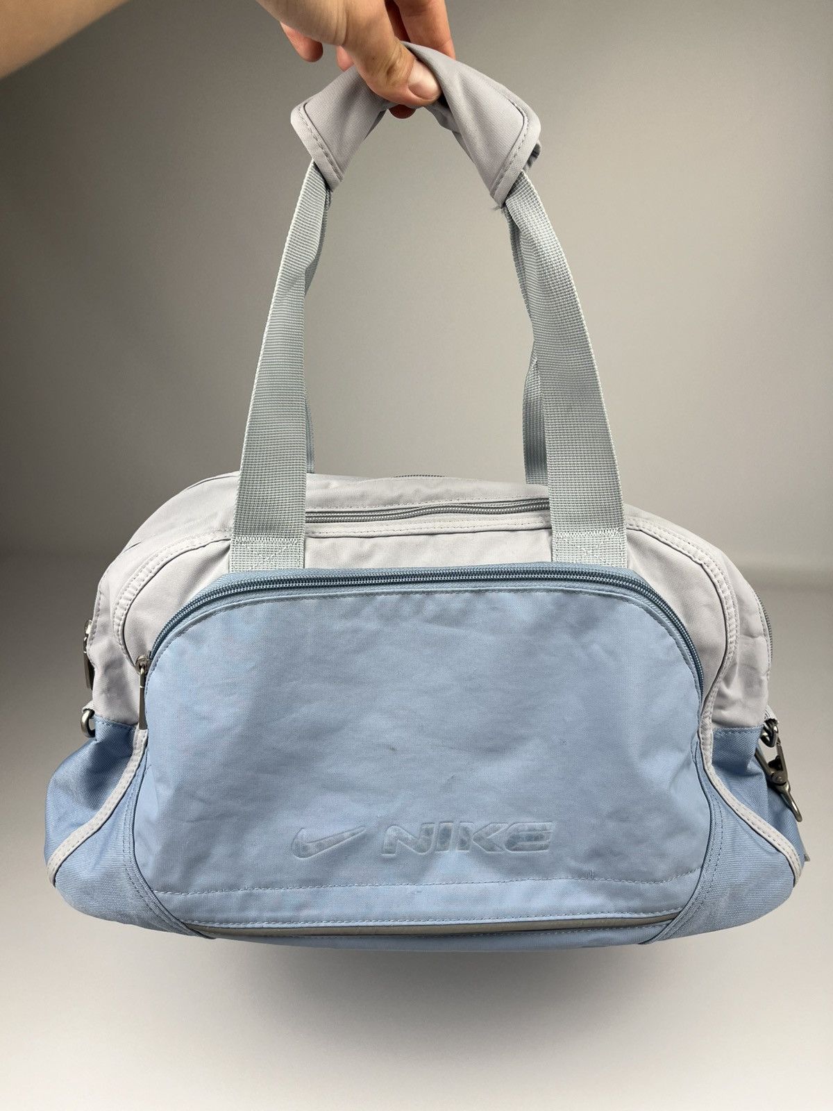 Nike × Vintage Vintage 90s Nike Big Logo Travel Training Gym Bag Y2K Size ONE SIZE - 1 Thumbnail