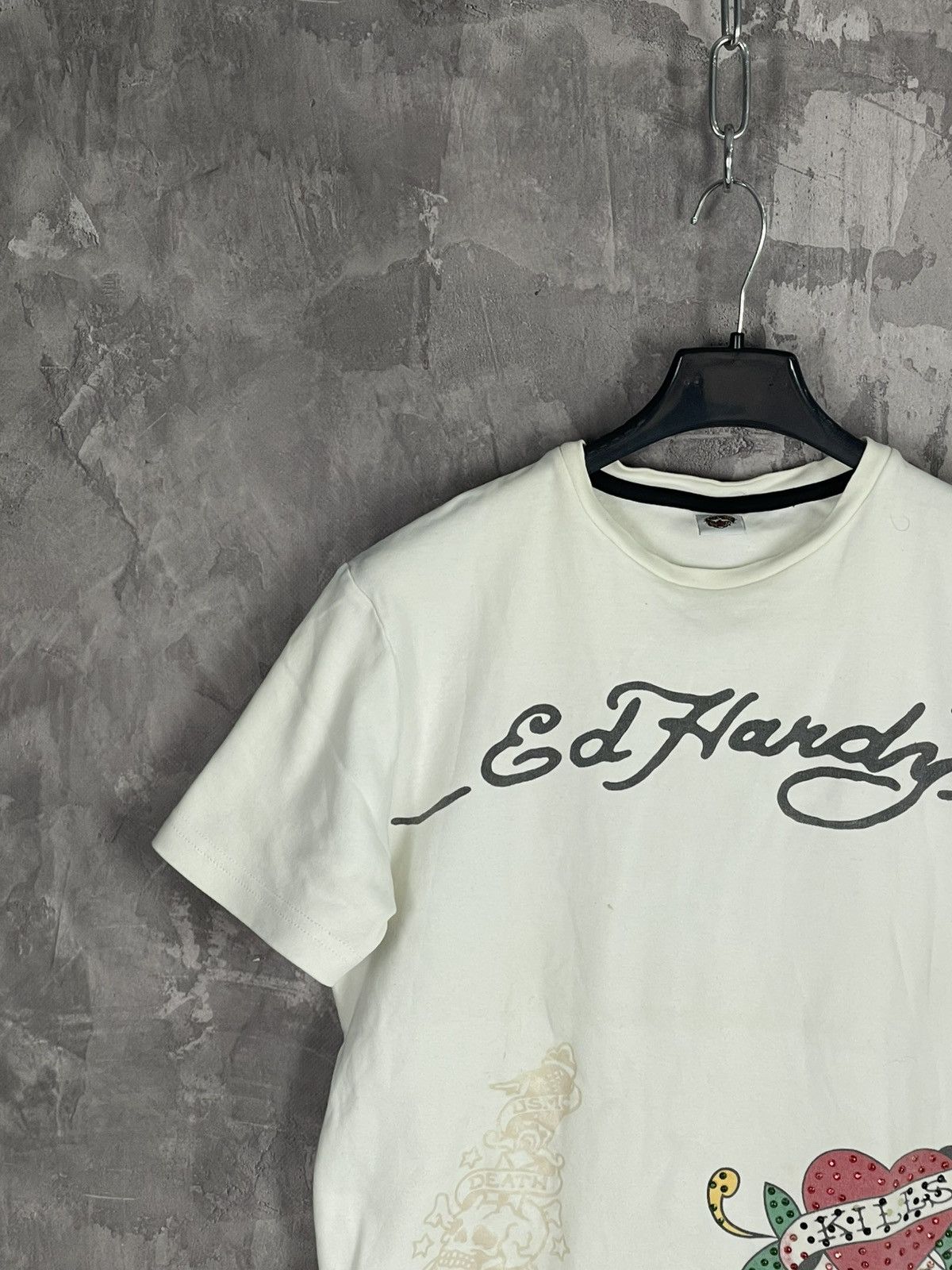 Christian Audigier × Ed Hardy × Vintage Ed Hardy by Christian Audigier T-Shirt Vintage Size M / US 6-8 / IT 42-44 - 4 Thumbnail