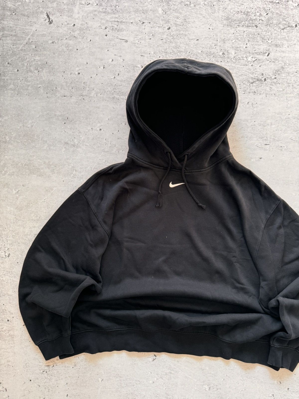 Nike × Vintage NIKE VINTAGE CENTER LOGO OVERSIZE BOXY HOODIE Size US XL / EU 56 / 4 - 2 Thumbnail